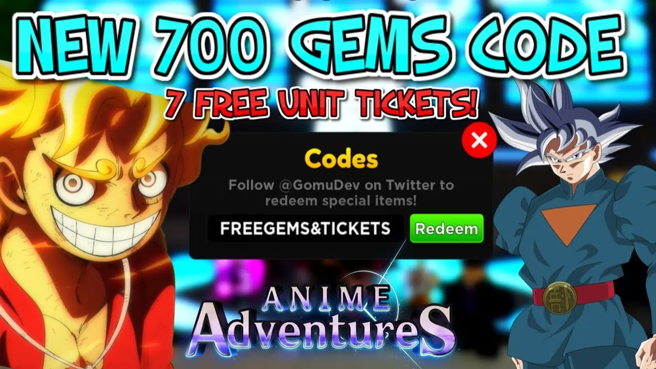 Anime Adventures Codes