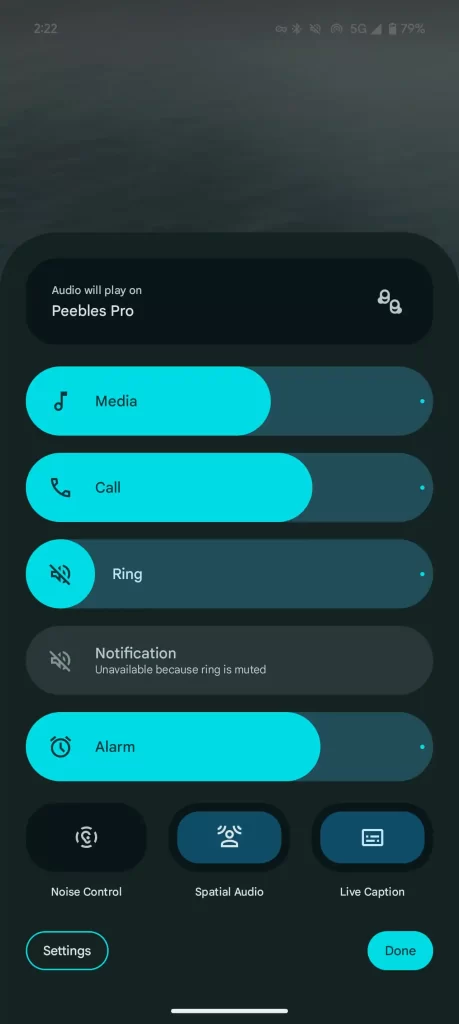 Pixel Buds Pro 2 Noise Control Now Available in Android 15 Volume Menu