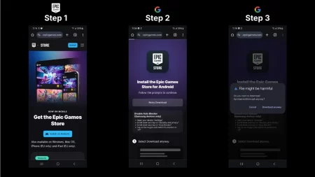 Epic Games Sues Google, Samsung Over Phone Settings